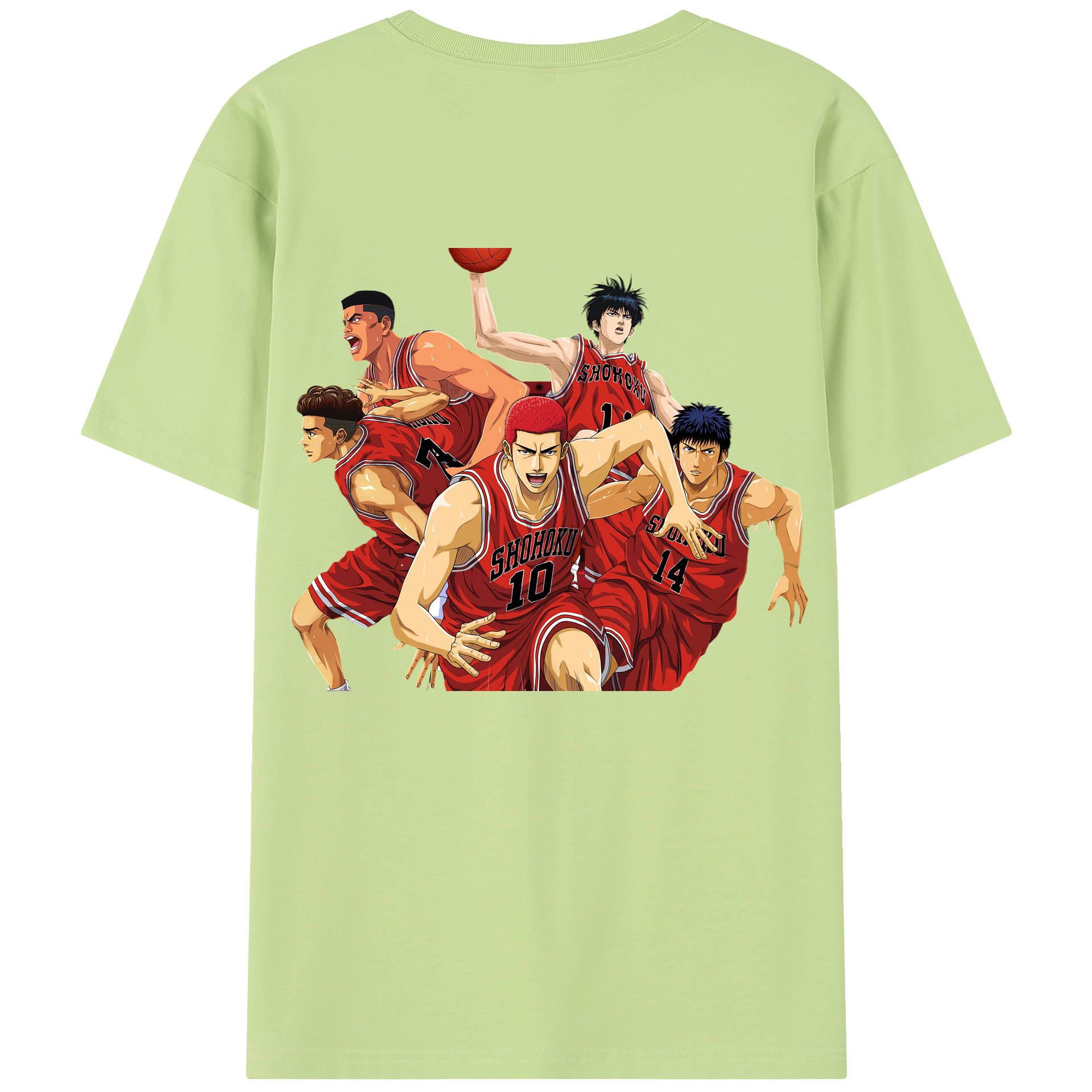 （画像用） SLAM DUNK／スラムダンク 綿100％半袖Tシャツ（背面プリント）